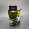 Mutcat Green Calabash Handmade Pipe, New - Image 4