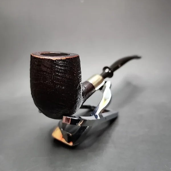 Stanwell 1950s De Luxe Sandblasted Army Billiard Estate Briar Pipe, Danish Estates - Image 4