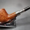 Peterson Spigot Natural 606 Smooth Straight Pot Estate Briar Pipe, Irish Estates - Image 4
