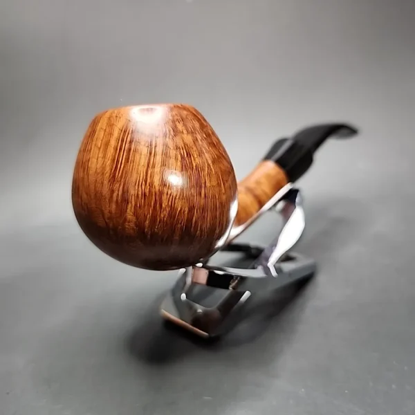 WO Larsen Straight Grain F Smooth Apple Estate Briar Pipe, Danish Estates - Image 4
