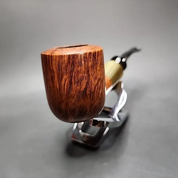Savinelli Nonpareil 9121 Smooth Bent Pot Estate Briar Pipe, Unsmoked - Image 4