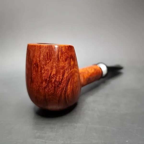 Design Berlin Strassbourg Smooth Sitter Estate Briar Pipe Unsmoked, 9mm - Image 4