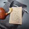 Doctor's Pipes Flash Grade Sandblasted Acorn Handmade Briar Pipe, New - Image 4