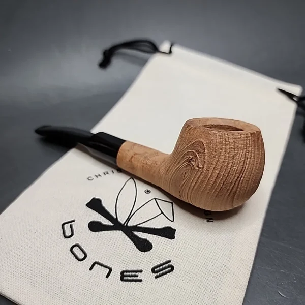 Morgan Bones Small Apple Briar Pipe, New - Image 4