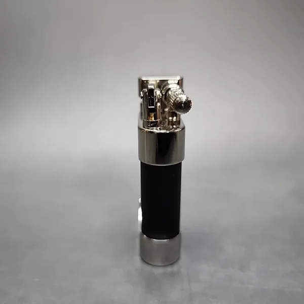 Kiribi Mikazuki Short Matte Black Pipe Lighter, New - Image 4