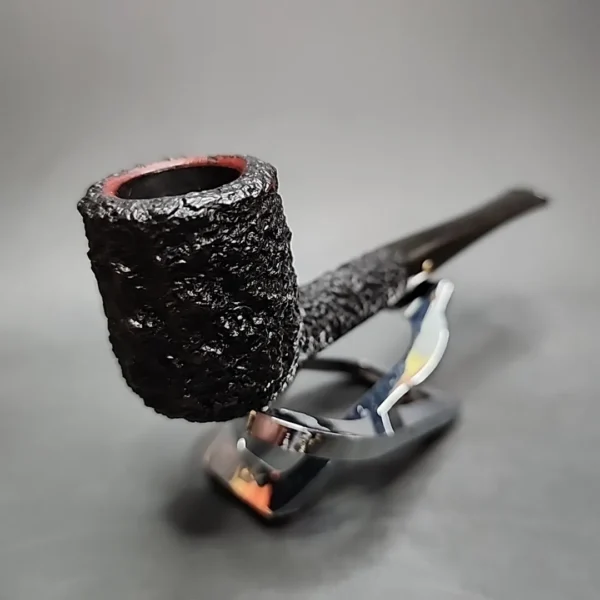 Darnell Old Briar 375 Rusticated Straight Billiard Estate Briar Pipe, Unsmoked - Image 4