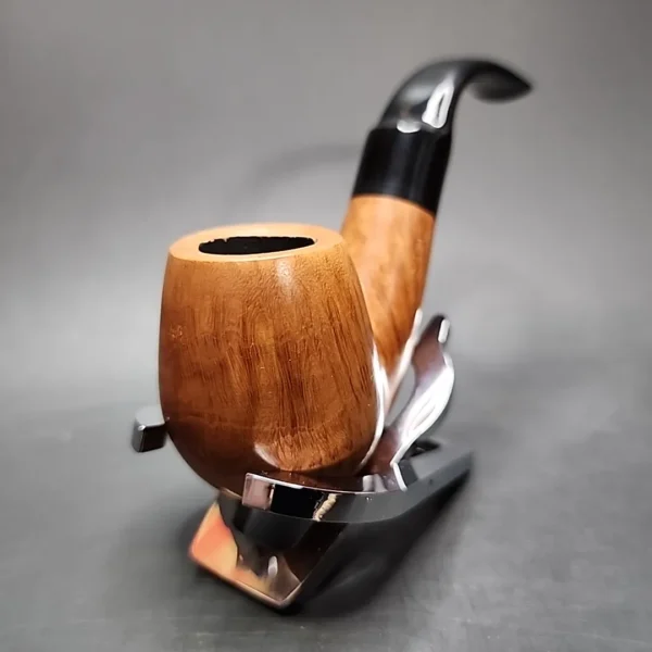 Michel Smooth Oom Paul Estate Briar Pipe, Unsmoked - Image 4
