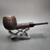 Old England 52S by Sasieni Rusticated Apple Estate Briar Pipe, English Estates - Image 4