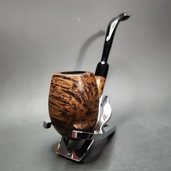 Castello "Castello" KKKK Smooth Bent Egg Estate Briar Pipe, Italian Estates - Image 5