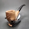 Morgan Bones Small Bent Billiard Briar Pipe, New - Image 5