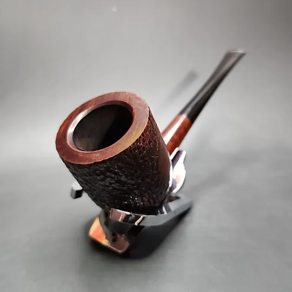 Medley by GBD Partially Rusticated Pot Estate Briar Pipe, Unsmoked - Image 5