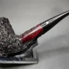 Darnell Old Briar Rusticated Bent Billiard Estate Briar Pipe, Unsmoked - Image 5