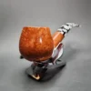 Savinelli Pulcinella 645 KS Smooth Bent Brandy Briar Pipe, 6mm - Image 5