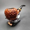 Neerup Classic Rusticated Strawberry Sitter Estate Briar Pipe, Unsmoked - Image 5