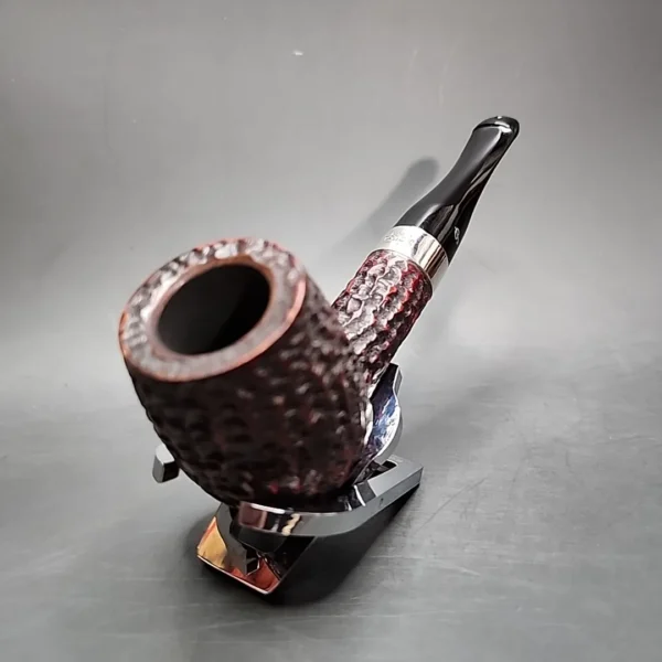 2016 Peterson House Pipe Rusticated Billiard Estate Briar Pipe, Irish Estates - Image 5