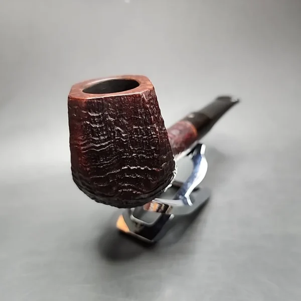 1988 Ashton Pebble Grain XXX Panel Billiard Estate Briar Pipe, English Estates - Image 5
