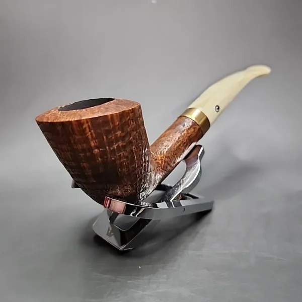Comoy's Christmas 2018 Sandblasted Dublin Estate Briar Pipe, Unsmoked - Image 5