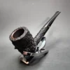 Darnell Aged Briar Rusticated Straight Billiard Estate Briar Pipe, Unsmoked - Image 5