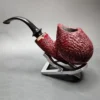 HS Studio Sandblasted Pitcher Estate Briar Pipe, Unsmoked - Image 5