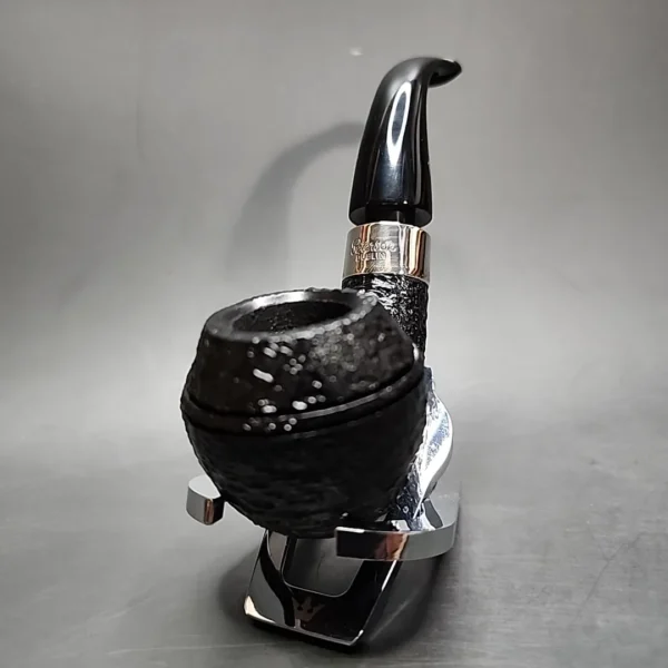 Peterson Pipe of the Year 2024 552/1100 Sandblasted Rhodesian Briar Pipe, New - Image 5