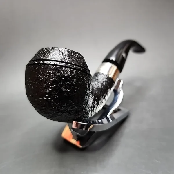 Peterson Pipe of the Year 2024 534/1100 Sandblasted Rhodesian Briar Pipe, New - Image 5