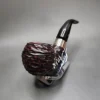Peterson Pipe of the Year 2024 155/1100 Rusticated Rhodesian Briar Pipe, New - Image 5