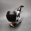 Peterson Pipe of the Year 2024 550/1100 Sandblasted Rhodesian Briar Pipe, New - Image 5