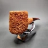 Pipe Tristan Rusticated Shape 55 Handmade Briar Pipe, New - Image 5