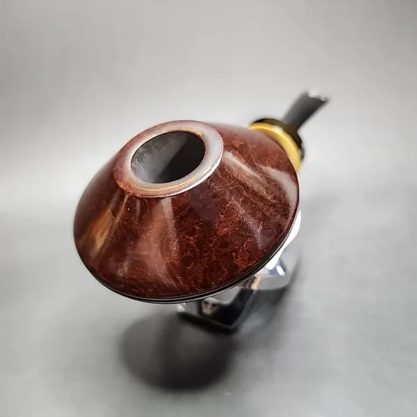 Pipe Tristan Smooth Swedish Bulldog Handmade Briar Pipe, New - Image 5