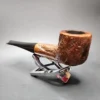 Mincer Era Custom-Bilt Rusticated Pot Estate Briar Pipe, American Estates - Image 5