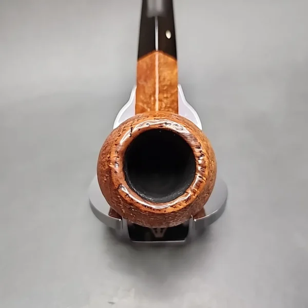 1964 Dunhill Tanshell 48 Sandblasted Bulldog Estate Briar Pipe, English Estates - Image 5