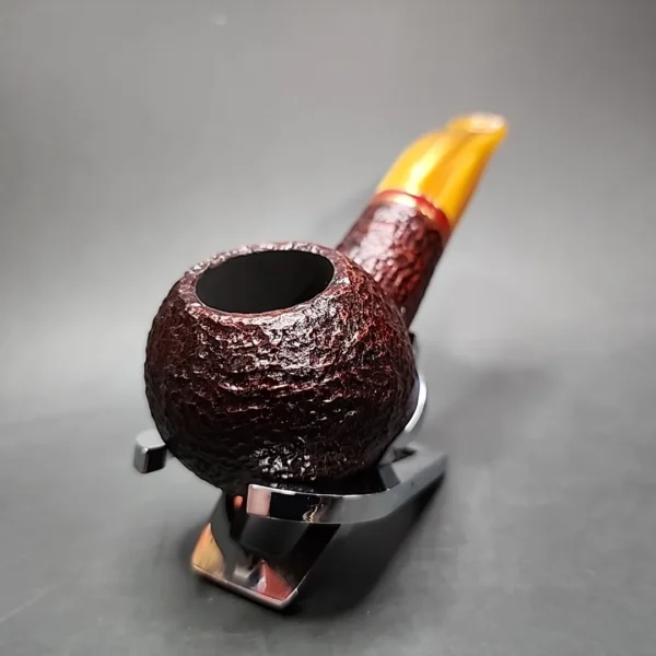 Savinelli 2024 Saint Nicholas 320 KS Rusticated Author Briar Pipe, 6mm, New - Image 5
