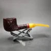 Savinelli 2024 Saint Nicholas 121 KS Rusticated Pot Briar Pipe, 6mm, New - Image 5