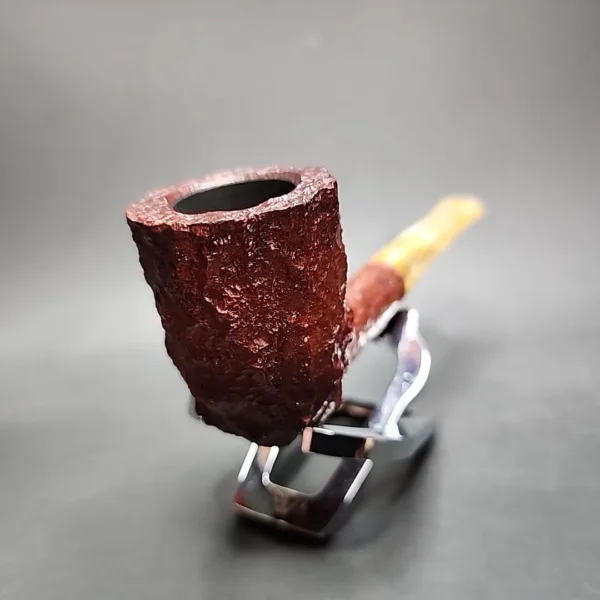 Savinelli Estella 492 KS Rusticated Dublin Estate Briar Pipe, Unsmoked - Image 5