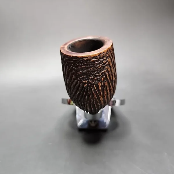 Sasieni Four Dot Rustic Perth Estate Briar Pipe, English Estates - Image 5