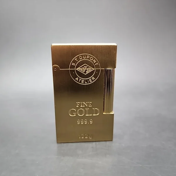 S.T. DUPONT Line2 Gold Ingot Lighter - Image 5