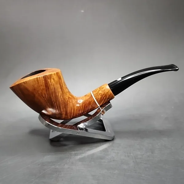 Claudio Cavicchi C Grade Smooth Horn Estate Briar Pipe, Italian Estates - Image 5