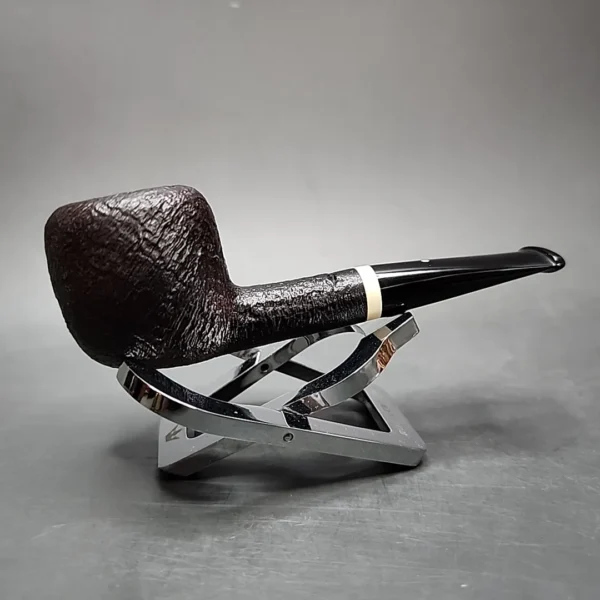 1976 Dunhill Shell Briar 41ED Sandblasted Opera Estate Briar Pipe, English Estates - Image 5