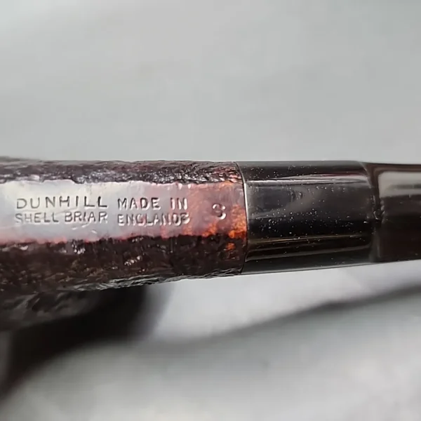 1963 Dunhill Shell ODA 840 Bent Billiard Estate Briar Pipe, English Estates - Image 5