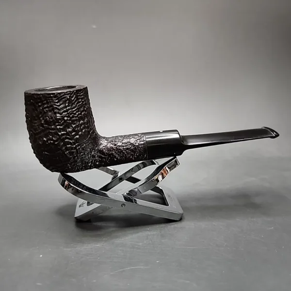 2002 Dunhill Ring Grain 4203 Saddle Billiard Estate Briar Pipe, English Estates - Image 5