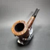 Charatan's Make Free Hand Relief Sandblasted Dublin Estate Briar Pipe, English Estates - Image 5