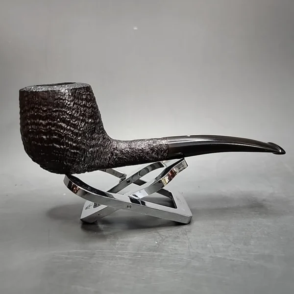 1993 Dunhill Shell Ring Grain Hand Turned Grp 5 Pot Estate Briar Pipe, English Estates - Image 5