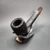 2008 Jody Davis Friar C Sandblasted Lumberman Estate Briar Pipe, American Estates - Image 5