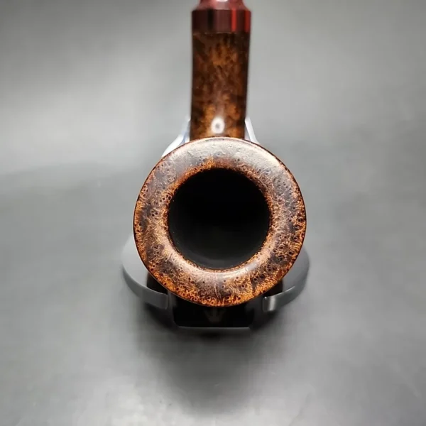 SederCraft by Kraig Sederquist 2023 Smooth Bent Pot Estate Briar Pipe, American Estates - Image 5