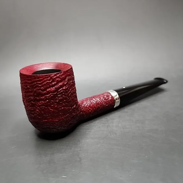 2008 Dunhill Ruby Bark 5103 Sandblasted Billiard Estate Briar Pipe, English Estates - Image 5