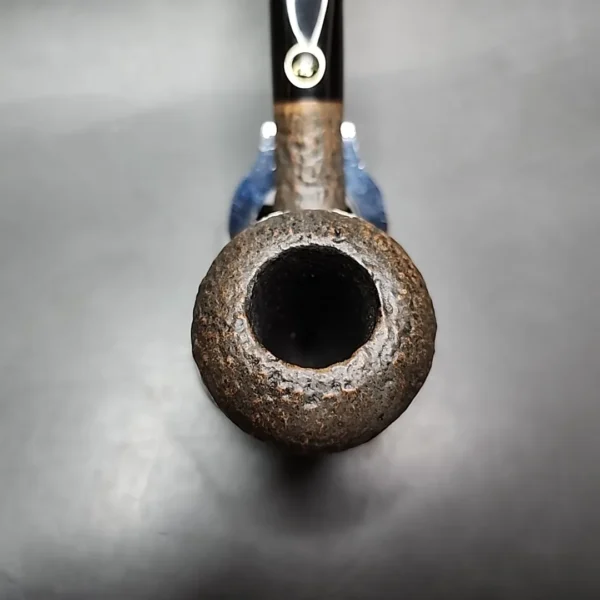 Aldo Velani Barolo Sandblasted Pear Estate Briar Pipe, Unsmoked - Image 6