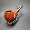 Savinelli Pulcinella 645 KS Smooth Bent Brandy Briar Pipe, 6mm - Image 6
