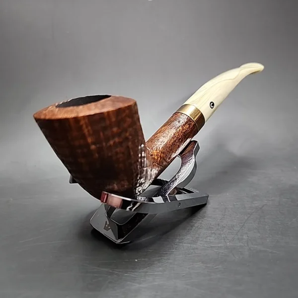 Comoy's Christmas 2018 Sandblasted Dublin Estate Briar Pipe, Unsmoked - Image 6