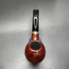 Vauen 3215 Smooth Bent Apple Estate Briar Pipe, Unsmoked, 9mm - Image 6