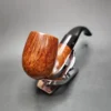 Peterson Straight Grain 220S Smooth Bent Billiard Estate Briar Pipe, Unsmoked - Image 6